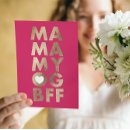 Search for text mothers day cards Gold foil