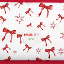 Search for naughty list stickers Red