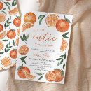 Search for baby on the way invitations Orange