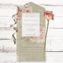 Search for feminine wedding invitations Vintage