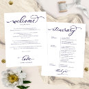 Search for fancy wedding programmes Elegant