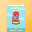 Search for funny 16th birthday cards Sweet 16
