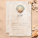 Search for seashells rsvp cards Nautical