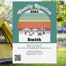 Search for family vacation invitations Retro