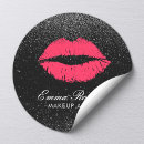 Search for red glitter lips stickers Makeup artist