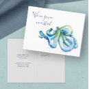 Search for small moving announcement cards Watercolor