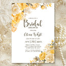 Search for yellow rose bridal shower invitations Country