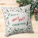 Search for holly jolly christmas cushions Red and green