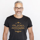 Search for oxford comma tshirts Language