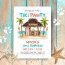 Search for beach party dogs invitations Tropical