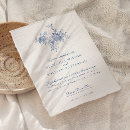 Search for blue toile invitations Classic