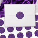 Search for purple and gold birthday stickers For her