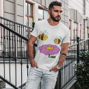 Search for bee and flowers tshirts For him