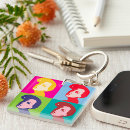 Search for pop art key rings Artistic