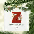 Search for letter z christmas tree decorations Keepsake