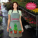 Search for cactus flower aprons Southwest