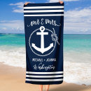 Search for mr and mrs beach towels Just married