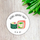 Search for cartoon sushi stickers Japanese food