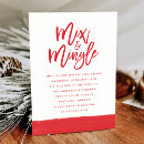 Search for mix and mingle invitations Typography