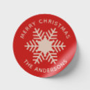 Search for red snowflake stickers Festive