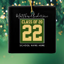 Search for green and gold graduation decor College