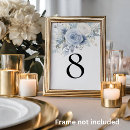 Search for blue flower table cards Minimalist