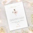Search for ballerina thank you cards Whimsical