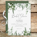 Search for ivy bridal shower invitations Watercolor