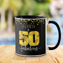Search for birthday background mugs Fifty and fabulous