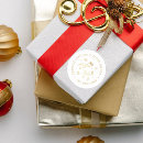 Search for festive gold stickers Santa