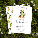 Search for frog baby shower invitations Hop on over