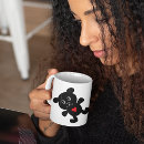 Search for love teddy bear mugs Red heart