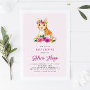 Search for purple and orange baby shower invitations Watercolor
