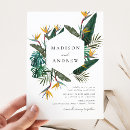 Search for bird of paradise wedding invitations Elegant
