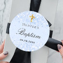 Search for light blue glitter stickers Baptism