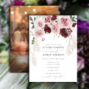 Search for burgundy and blush pink wedding invitations Botanical