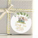 Search for zoo baby shower stickers Tropical