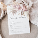 Search for floral wedding menus Blush