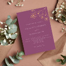 Search for plum purple wedding invitations Formal