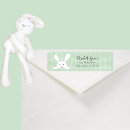 Search for white bunny return address labels Cute