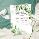 Search for olive branch bridal shower invitations Botanical