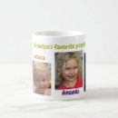 Search for green and orange mugs Typography