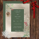 Search for red gold christmas wedding invitations Elegant