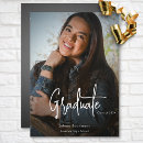 Search for class senior invitations Black and white