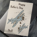 Search for airplane fathers day cards For him
