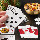 Search for maple leaf playing cards Flag