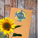 Search for sunflower envelope seals Watercolor