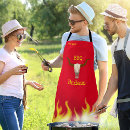 Search for bbq flames aprons Flaming