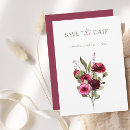Search for burgundy wedding save the dates Flowers