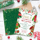 Search for gold christmas invitations Greenery